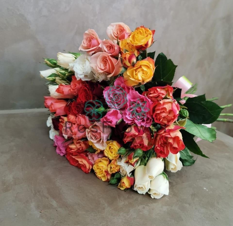 Букет цветов из: Розы в Цветочный