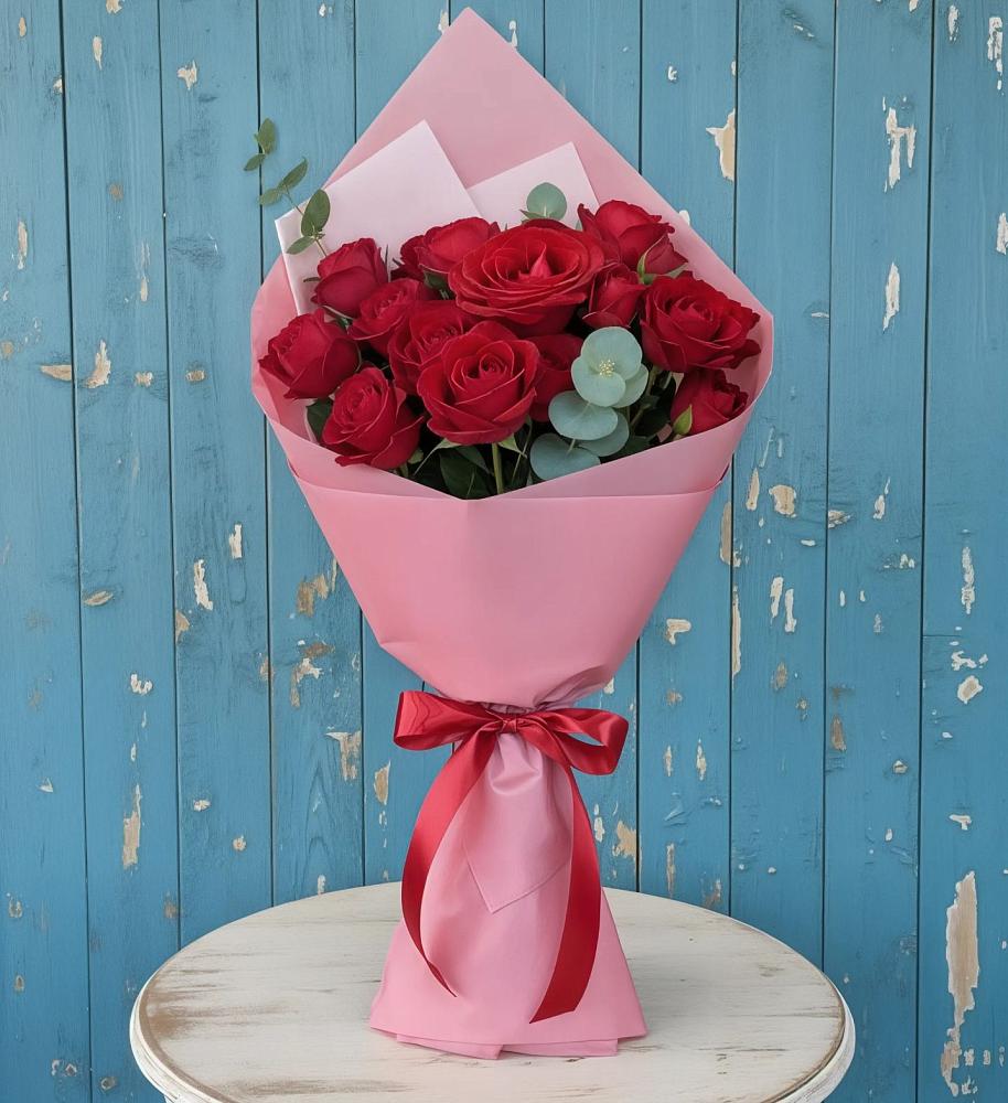 Букет цветов из: Розы в Цветочный