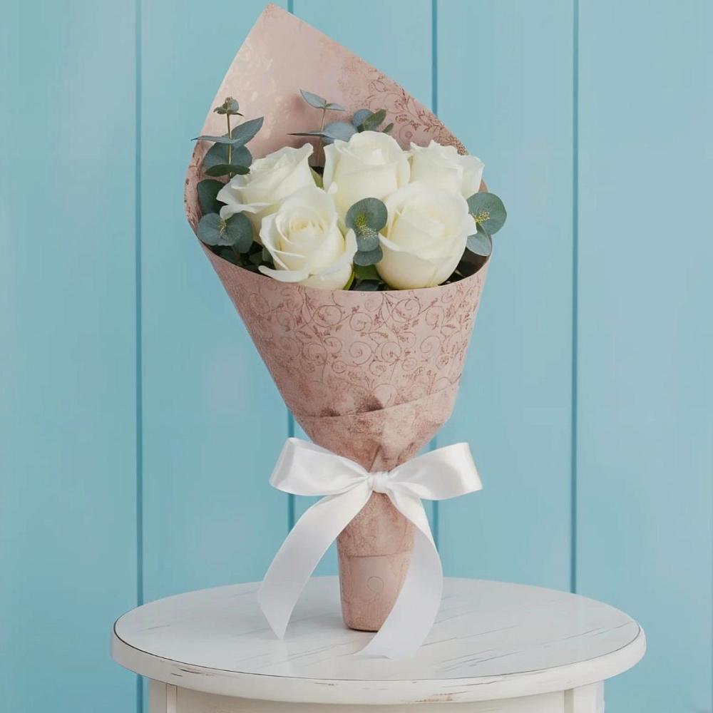 Букет цветов из: Розы в Цветочный