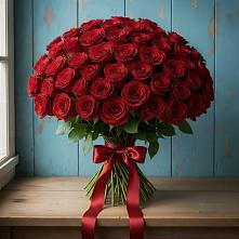 Букет Красные розы Блэк Меджик в Цветочный