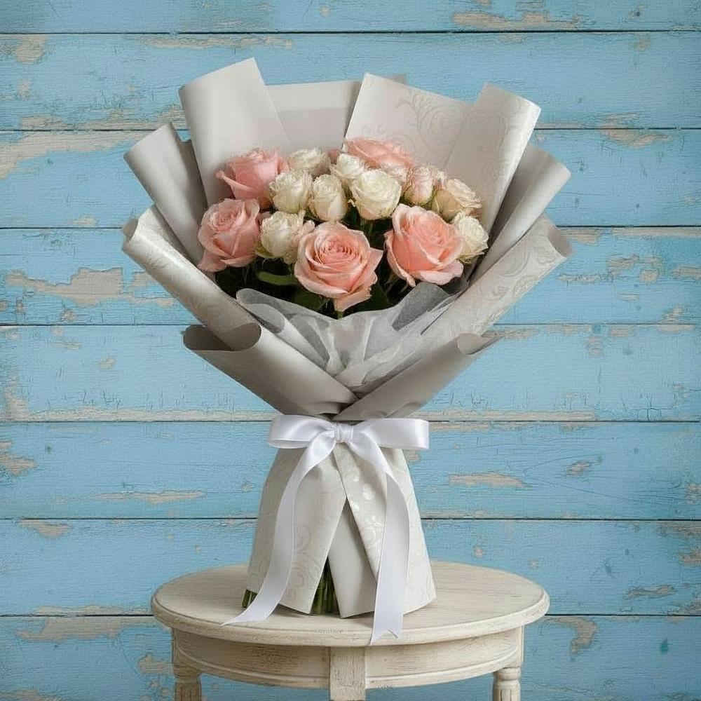 Букет цветов из: Розы в Цветочный