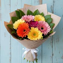 Букет цветов из:  Герберы в Цветочный