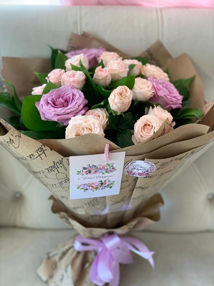 Букет цветов из: Розы в Цветочный