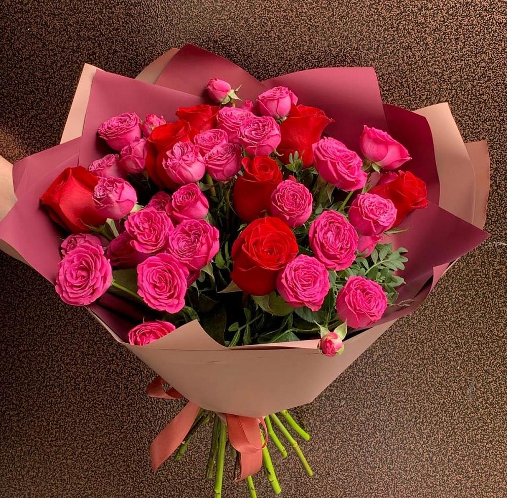 Букет В объятьях нежности в Цветочный