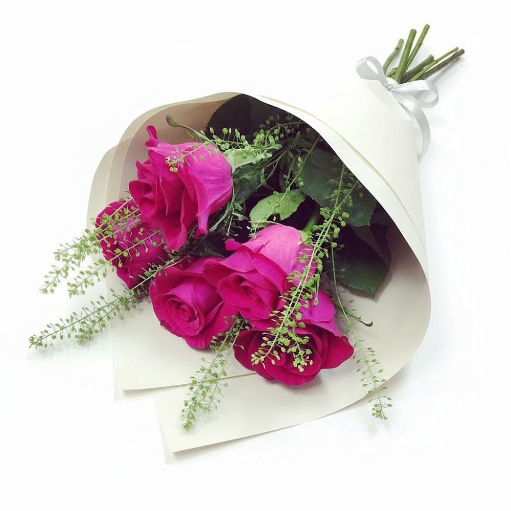 Букет цветов из: Розы в Цветочный