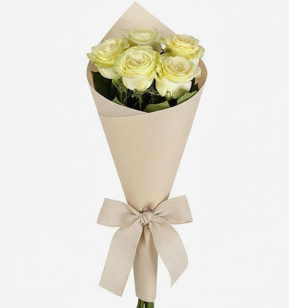 Букет цветов из: Розы в Цветочный