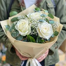 Букет Нежные грёзы в Цветочный Букет цветов из: Розы в Цветочный