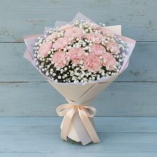 Букет цветов из:  Гвоздики #REPLACE_PRED# Цветочный