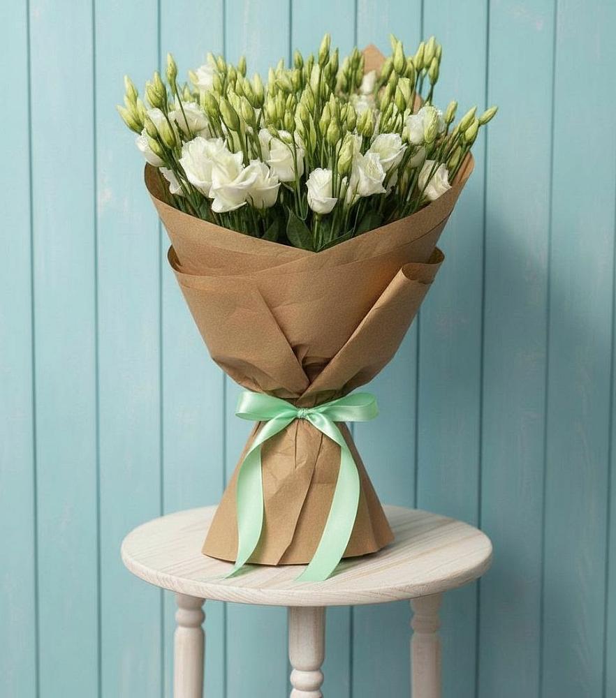 Букет цветов из: Лизиантусы в Цветочный