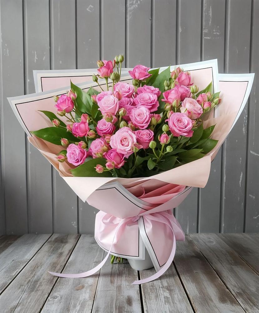 Букет Розовый кустик в Цветочный