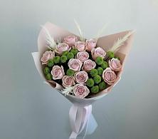 Букет цветов из:  Розы и Хризантемы в Цветочный