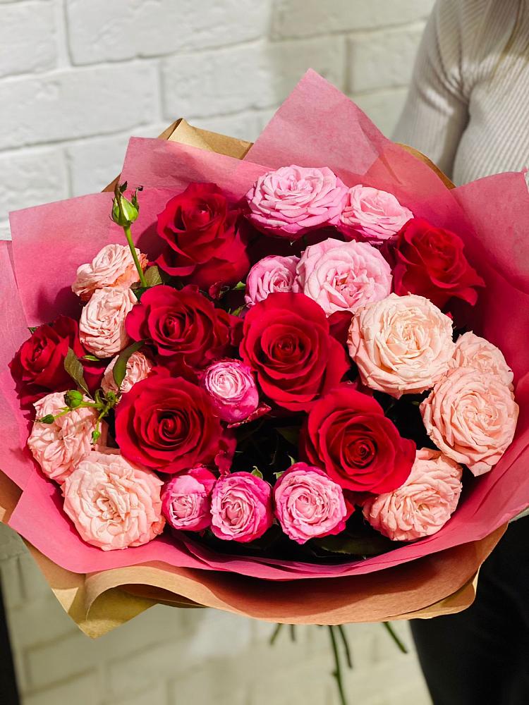 Букет цветов из: Розы в Цветочный