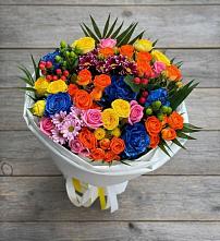 Букет цветов из:  Розы и Хризантемы #REPLACE_PRED# Цветочный