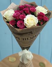 Букет цветов из:  Розы в Цветочный