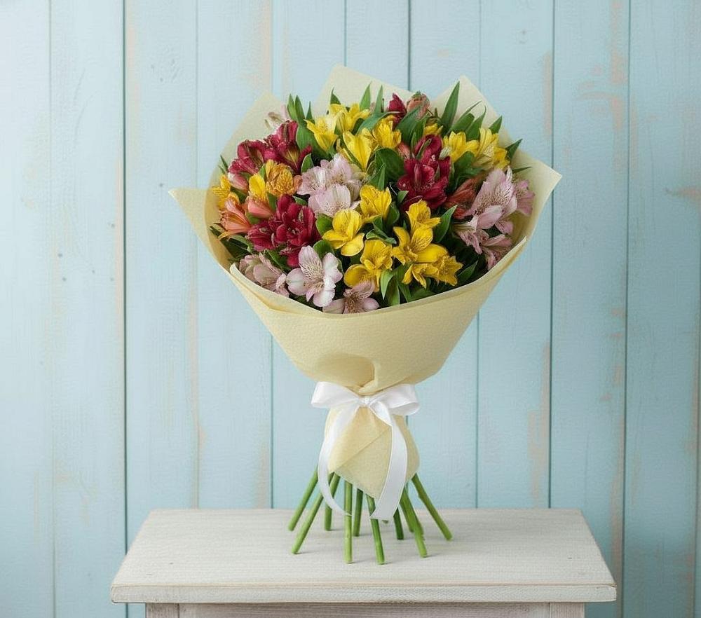 Букет цветов из: Альстромерии в Цветочный