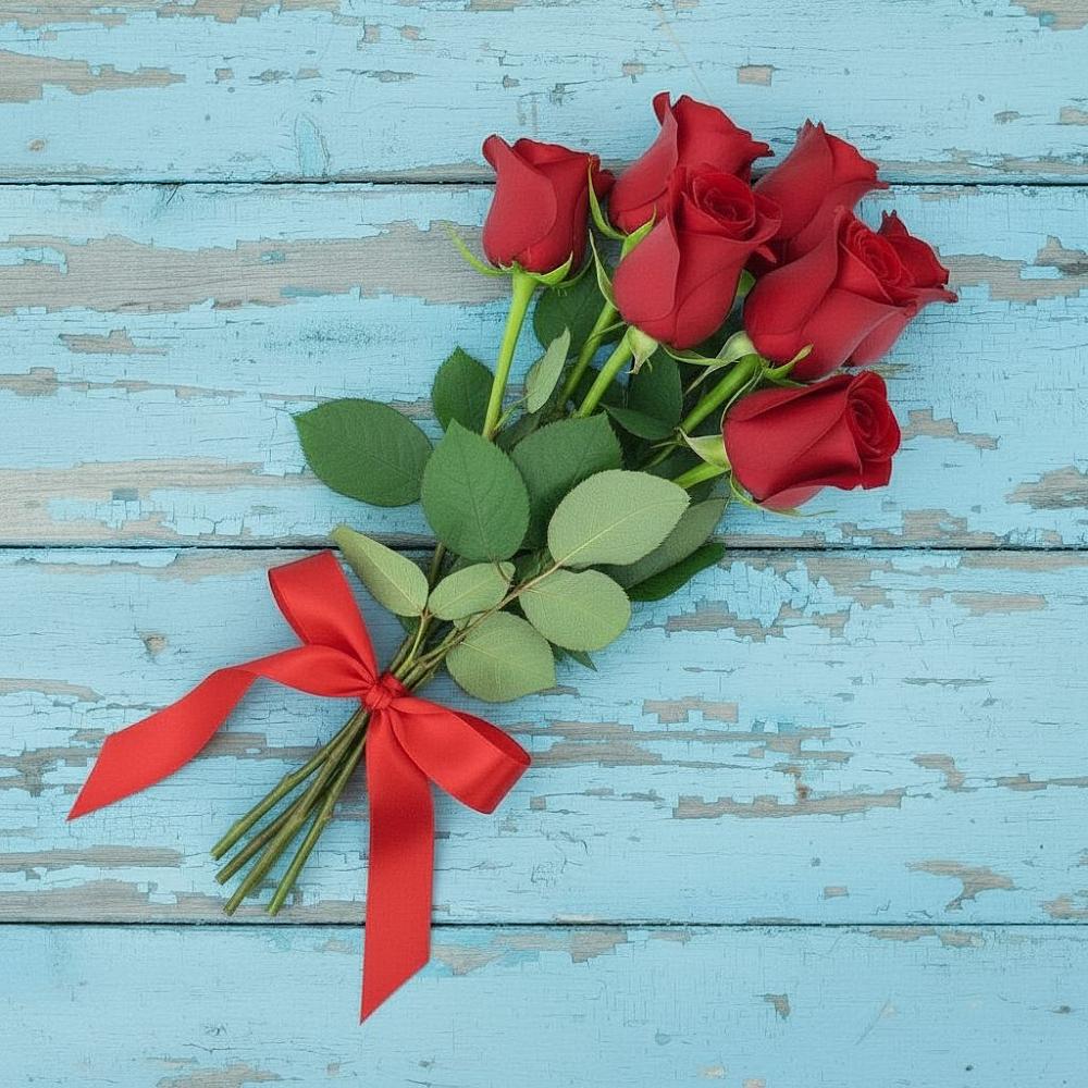 Букет Красные розы в Цветочный