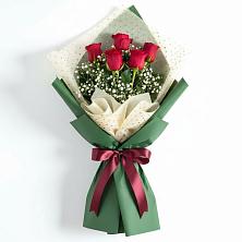Букет цветов из:  Розы в Цветочный