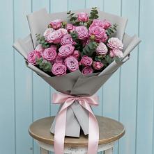 Букет цветов из:  Розы в Цветочный